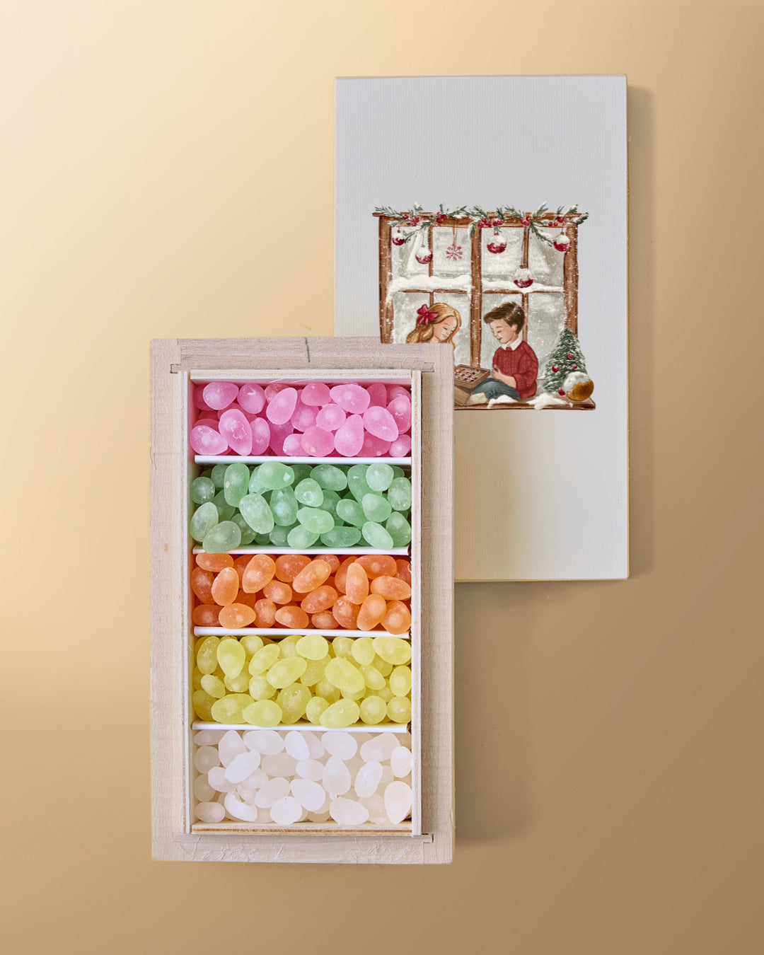 Wooden Christmas Casket with Rosolio Drops 