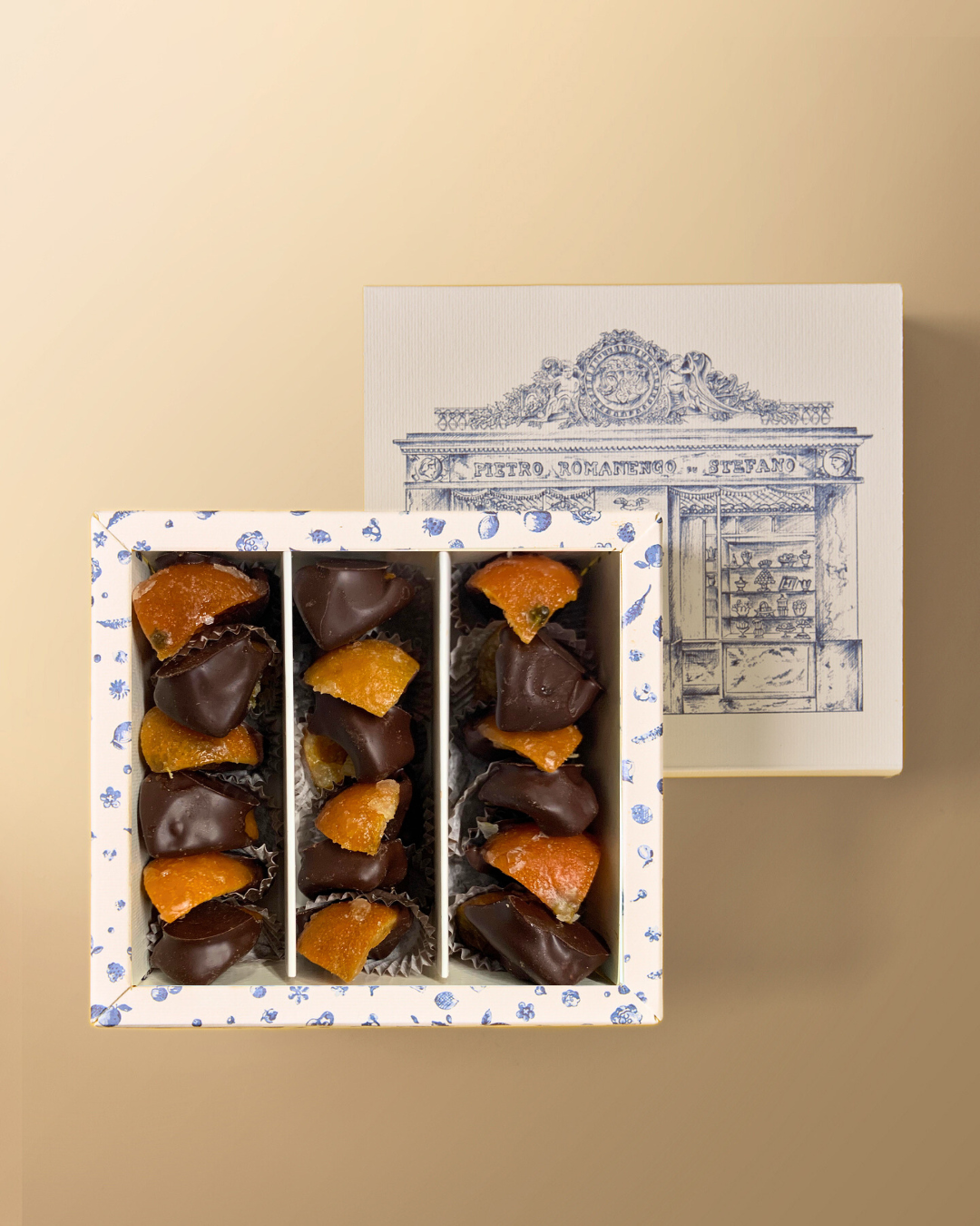 Candied Clementines Coated with Dark Chocolate 