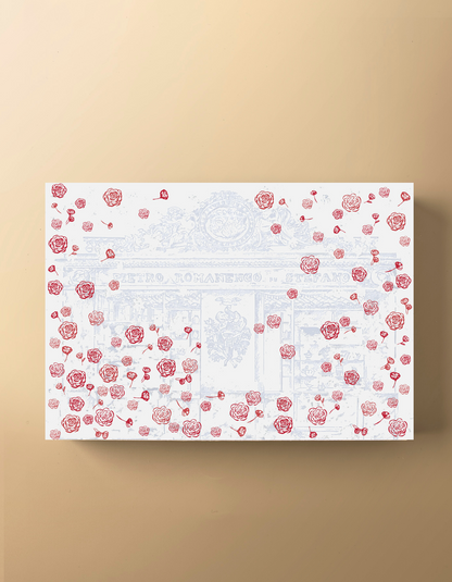 Valentine's Wooden Box, Chocolate, Spices and Flowers